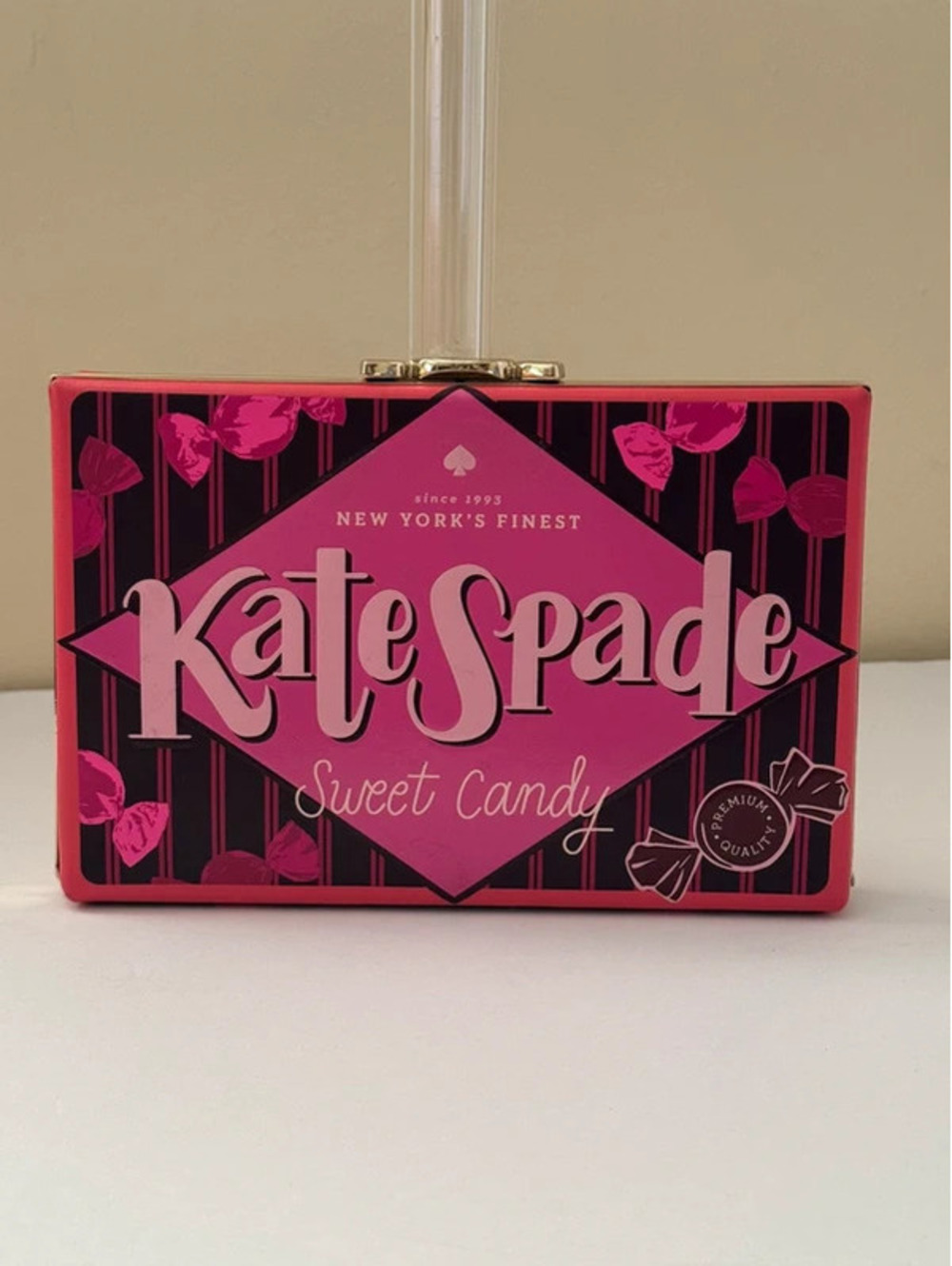 Kate Spade Candy Shop Candy Wrapper Novelty Clutch WKR00199 Pink